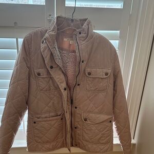 Miami Pink and Cream Quilted Jacket